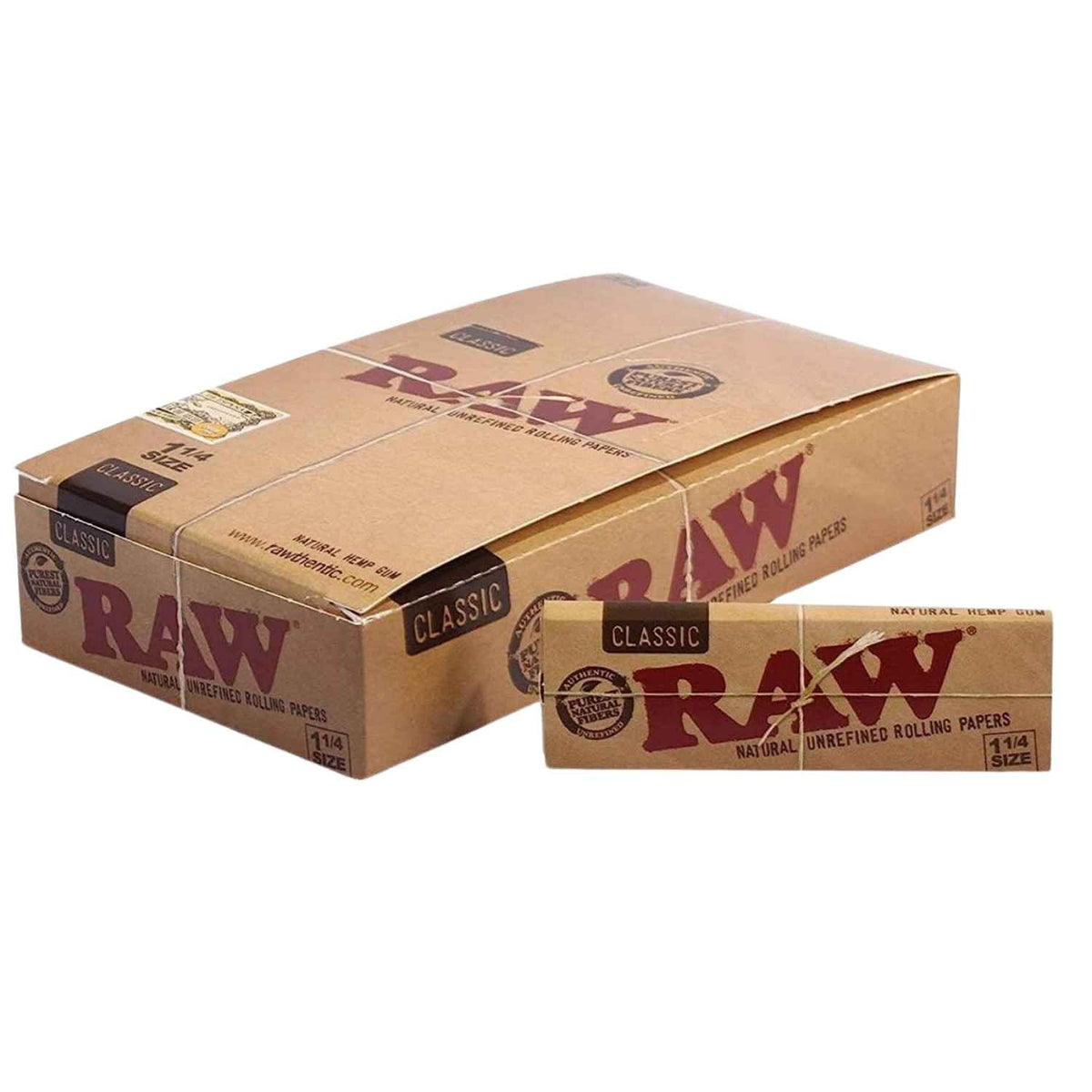 RAW Rolling Papers, Classic 1-1/4 Size, 79mm - Green Blazer