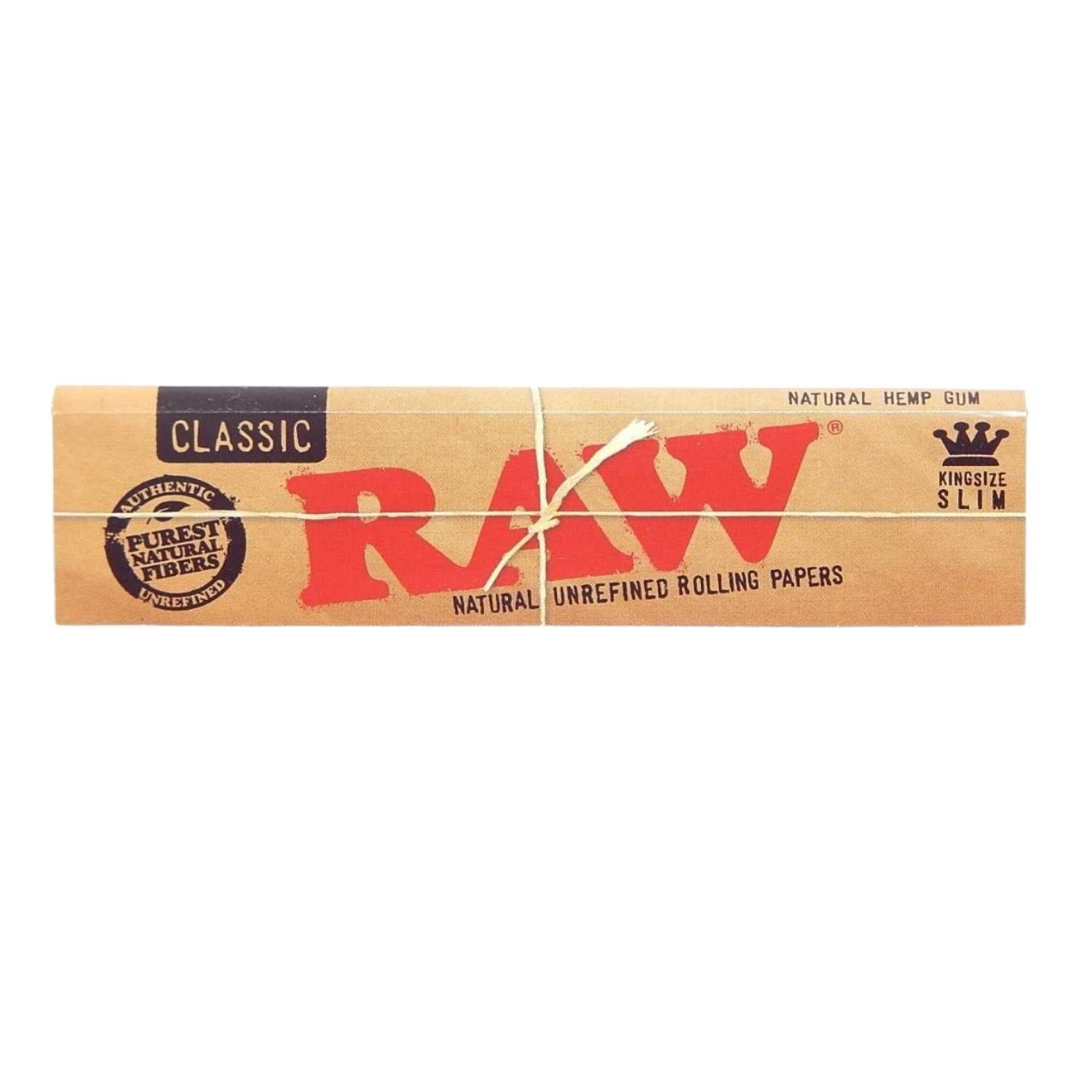 RAW Rolling Papers, Classic King Size Slim, 109mm - Green Blazer
