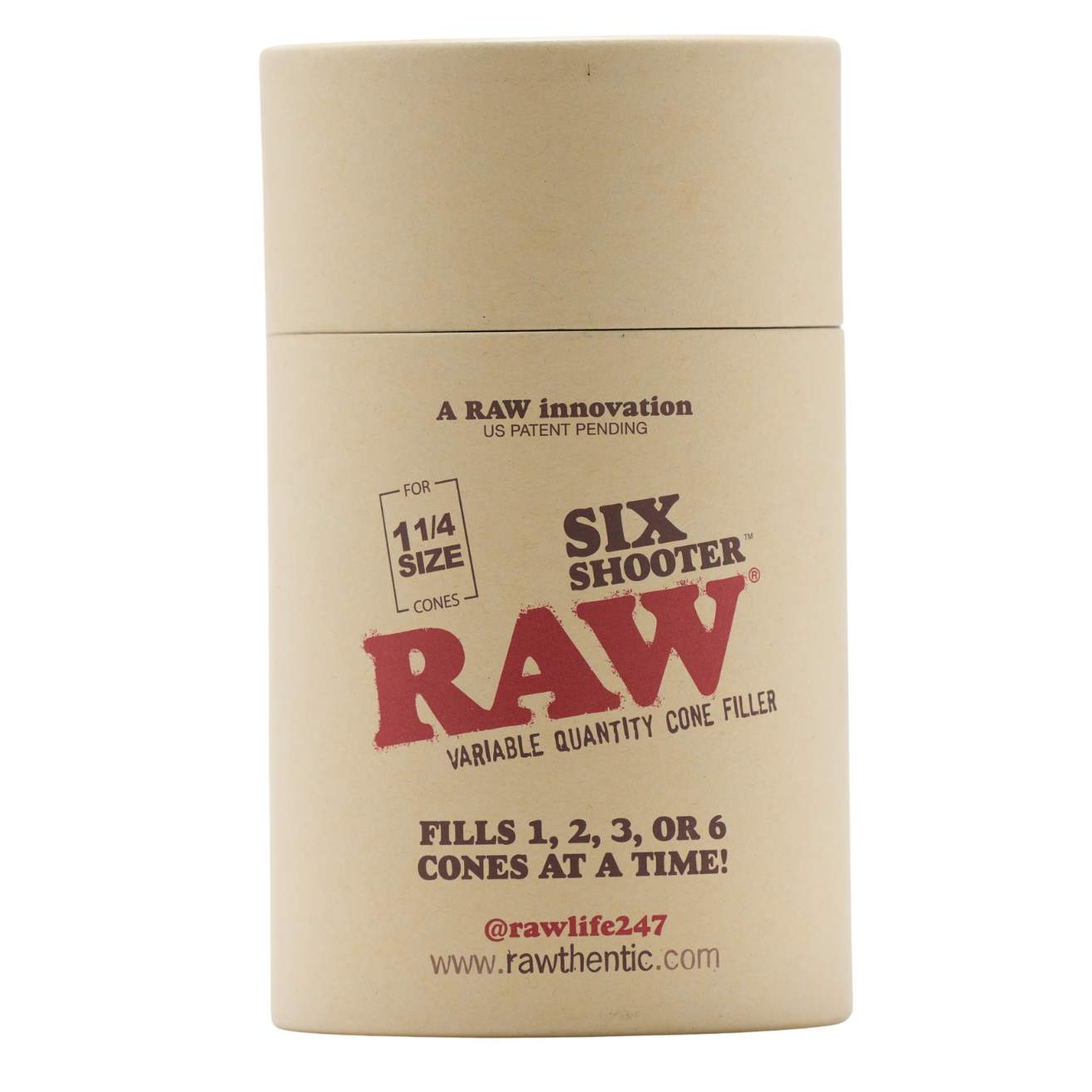 RAW Six Shooter for 1 1/4 Size Cone Loader