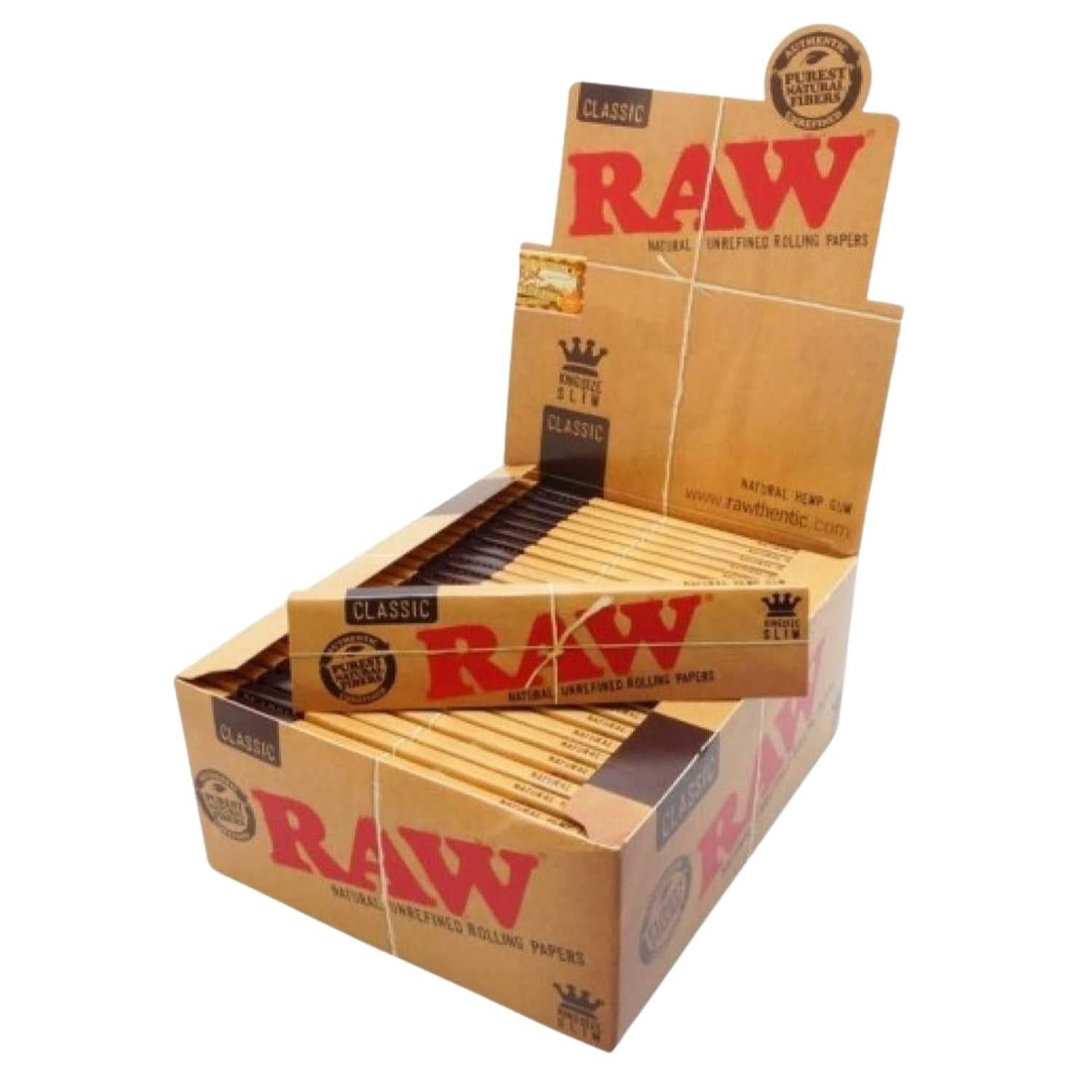 RAW Rolling Papers, Classic King Size Slim, 109mm