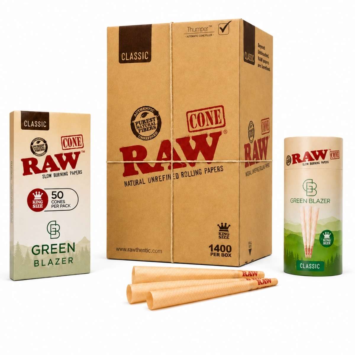 RAW Classic King Size Cones