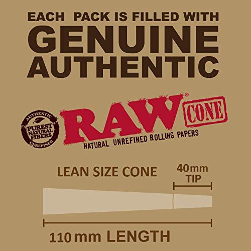 raw cones lean size pre rolled rolling papers 50 100 pack wholesale bulk
