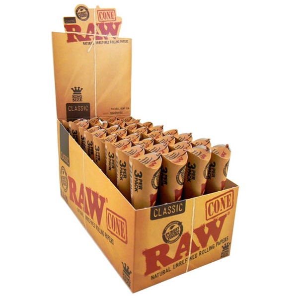 RAW Cones King Size, Retail Store Packs - Green Blazer - Green Blazer