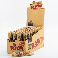 RAW Classic 1 1/4  Pre Rolled Cones- 6 Pack